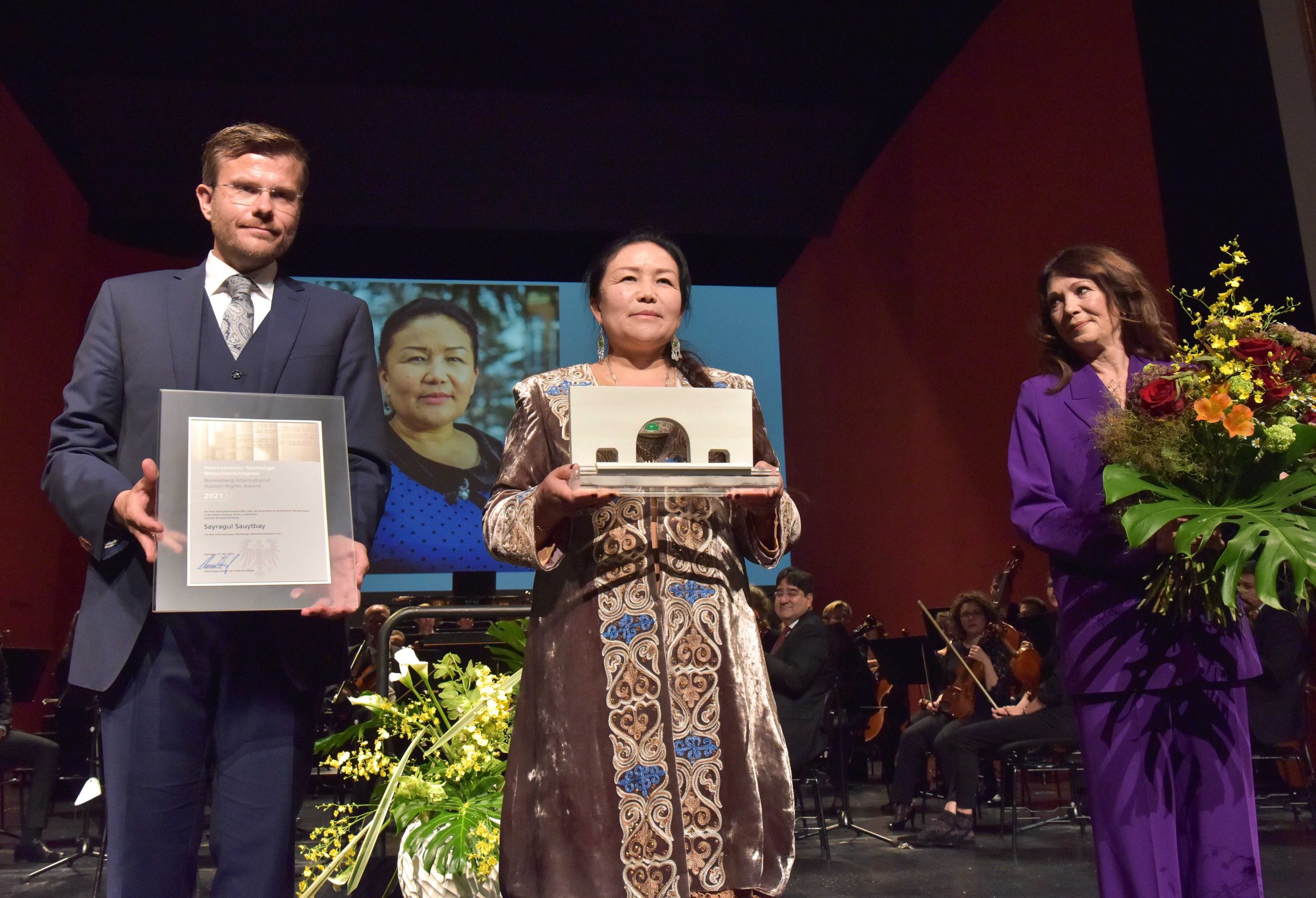 Verleihung des Internationalen Nürnberger Menschenrechtspreises an Sayragul Sauytbay