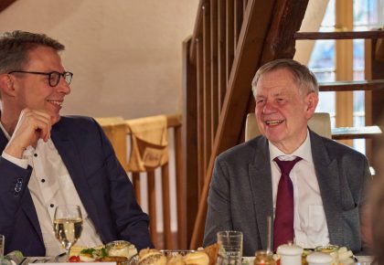Staatsminister Markus Blume zu Besuch in Schwabach